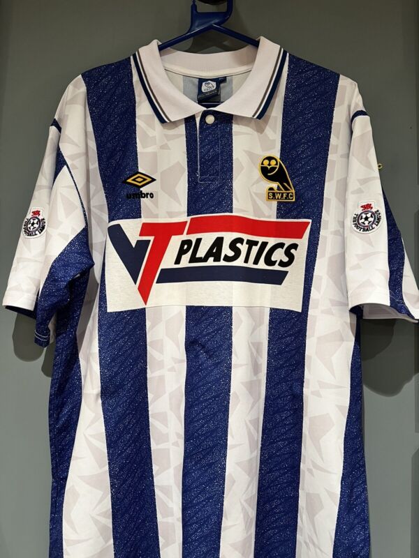 Sheffield Wednesday 1989/1991 Home Official Club Repoduction XXL for sale on Ebay