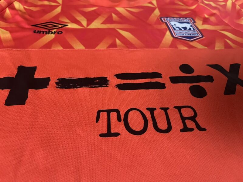 Rare Ipswich Town Third 2022/23 Goalkeeper Shirt Ed Sheeran Sponsor Unreleased for sale on Ebay