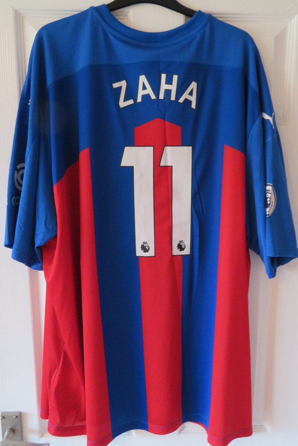 Crystal Palace Home Football Shirt #11 Zaha  Size 6XL Short Sleeve  Puma-Wilfred for sale on Ebay