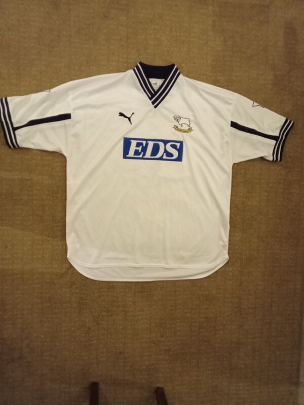 Rare Original Derby County 1999/2000 Football Shirt MenÃ¢â‚¬â„¢s XL Esteban Fuertes for sale on Ebay
