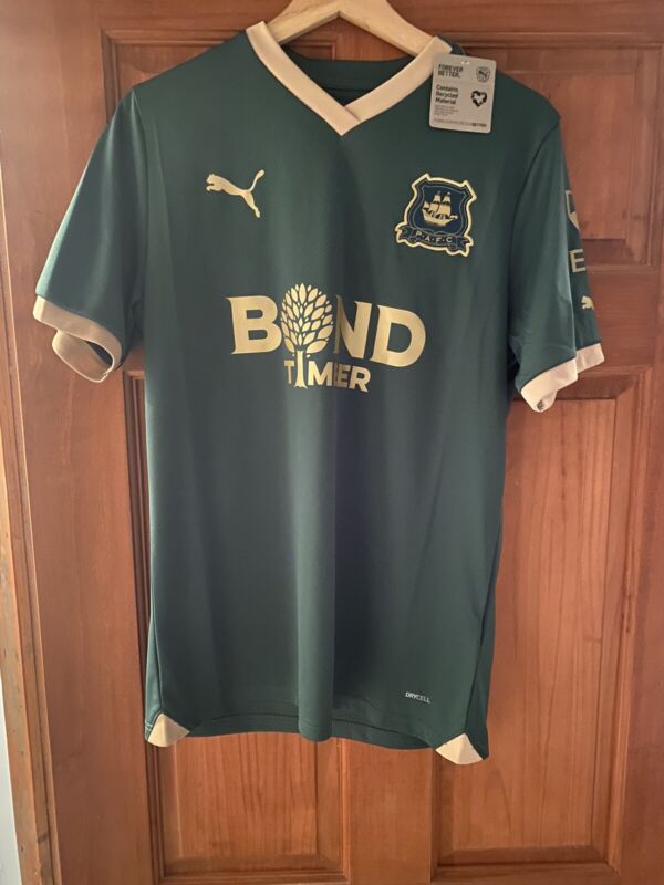Plymouth Argyle Bond Timber 23/24 Football Shirt M Brand New With Tag for sale on Ebay