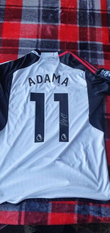 Personally Signed By Traore - Fulham - With CoA for sale on Ebay