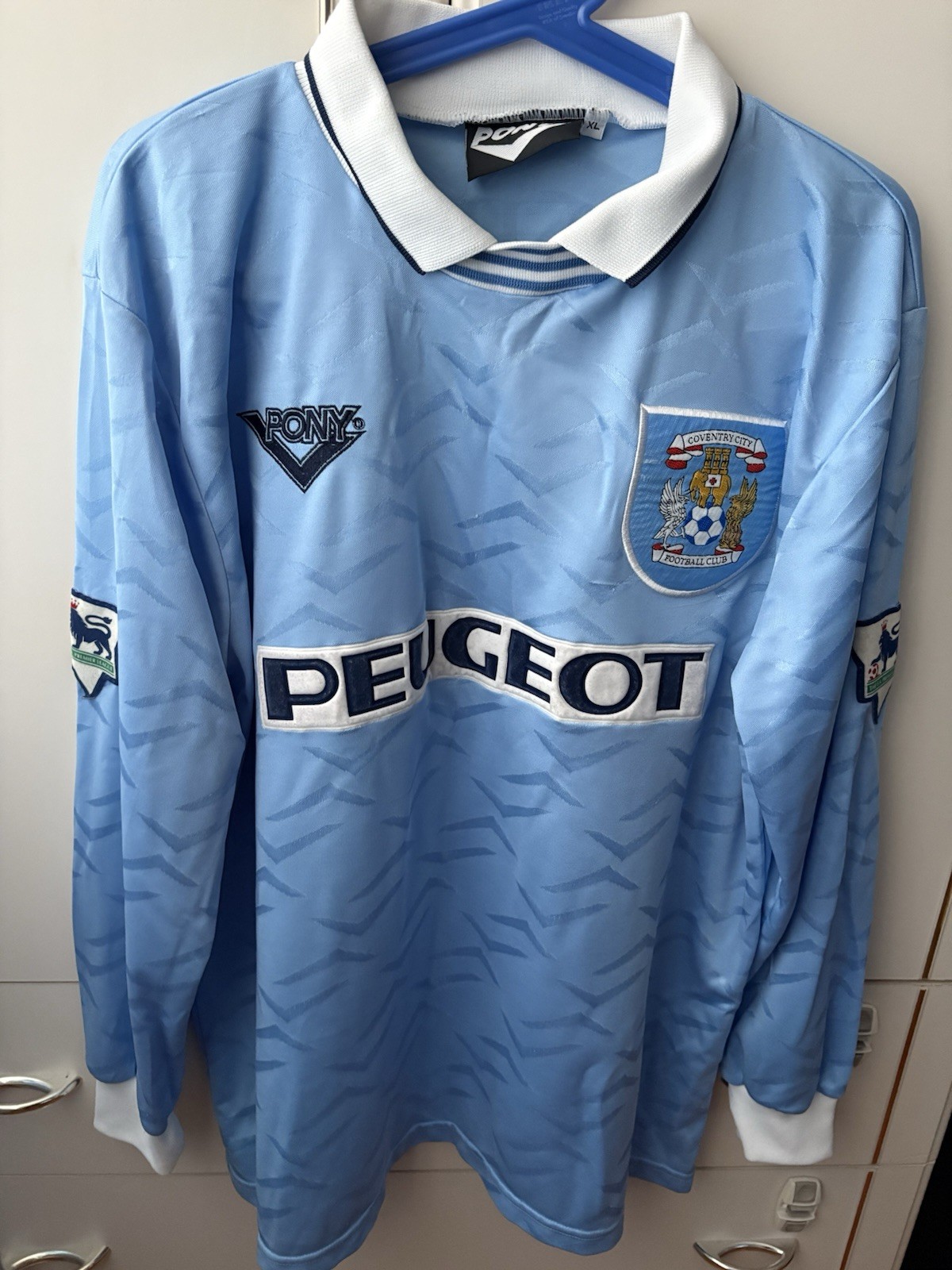 Official Players Coventry City FC 1994/96 Shirt Whelan for sale on Ebay