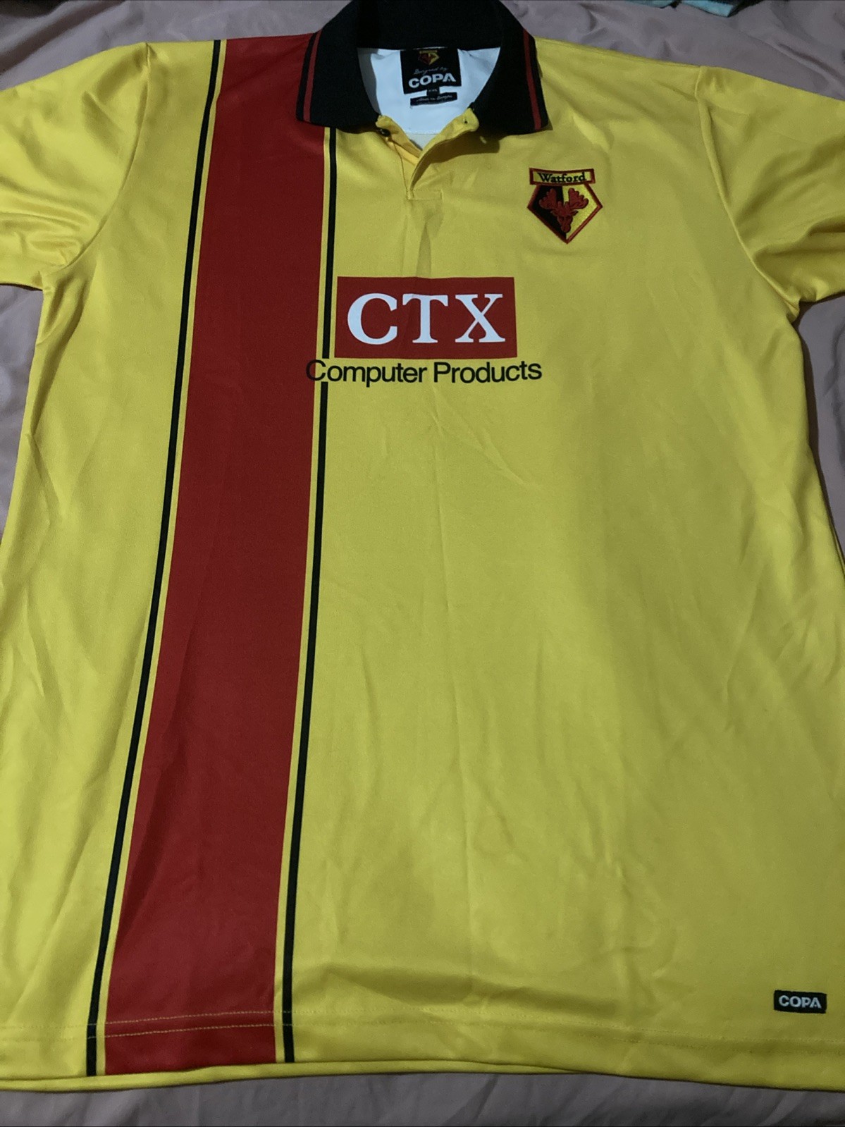 Copa Watford Fc Shirt Home 1997/98 Retro Size XXL for sale on Ebay