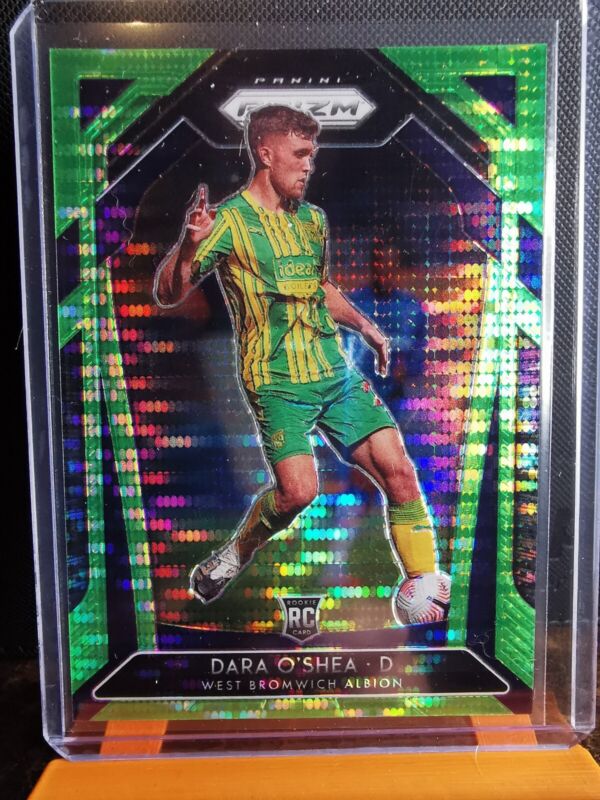 2020-21 Panini Prizm DARA O'SHEA RC Rookie Lime Green Breakaway 2/5 West Brom for sale on Ebay
