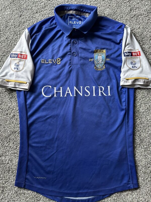 Sheffield Wednesday 2017/18 Swfc Match Worn Anniversary Home Shirt #10 Bannan for sale on Ebay