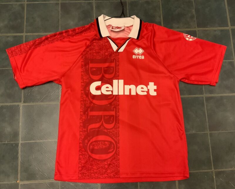 Middlesbrough Home shirt - 1996/97 - BECK adults size Medium In Good Condition for sale on Ebay