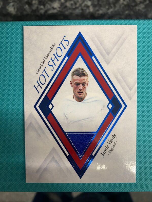 Futera Jamie Vardy Jersey Card 9/10 Leicester City for sale on Ebay