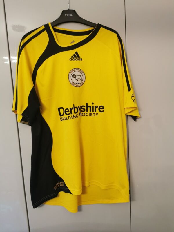 Derby County Football Club 2007/08 Limited Edition Yellow 556 of 2000 - XL for sale on Ebay