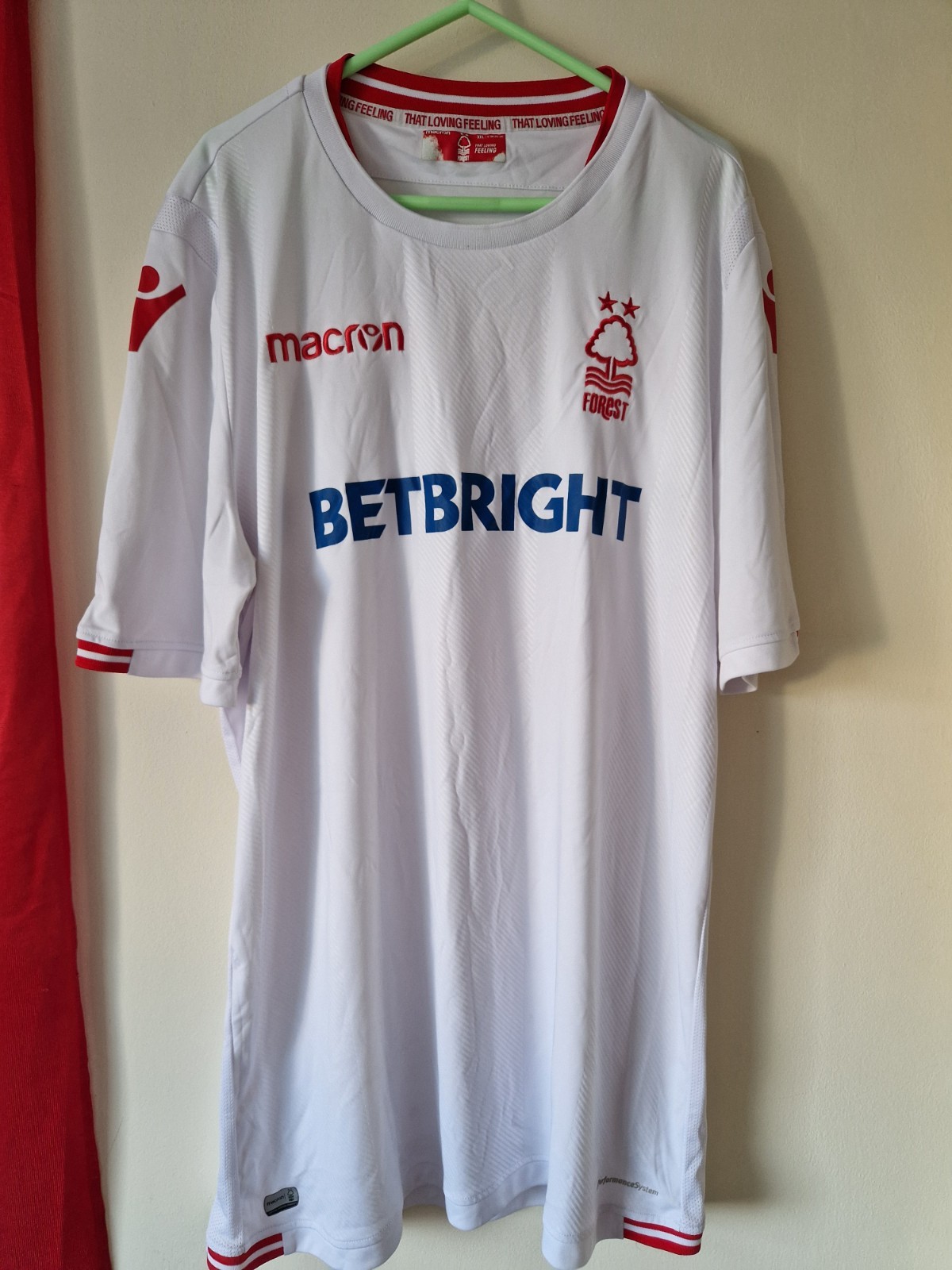 Macron Nottingham Forest Football Shirt Men’s 3XL 2018-19 Away Shirt for sale on Ebay