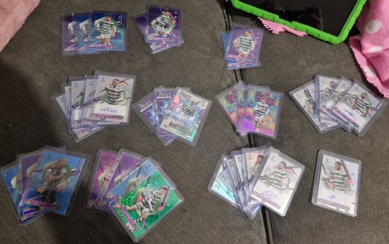 22/23 Topps Finest UCC x41 Card Celtic Bundle With 19xAuto Cards for sale on Ebay