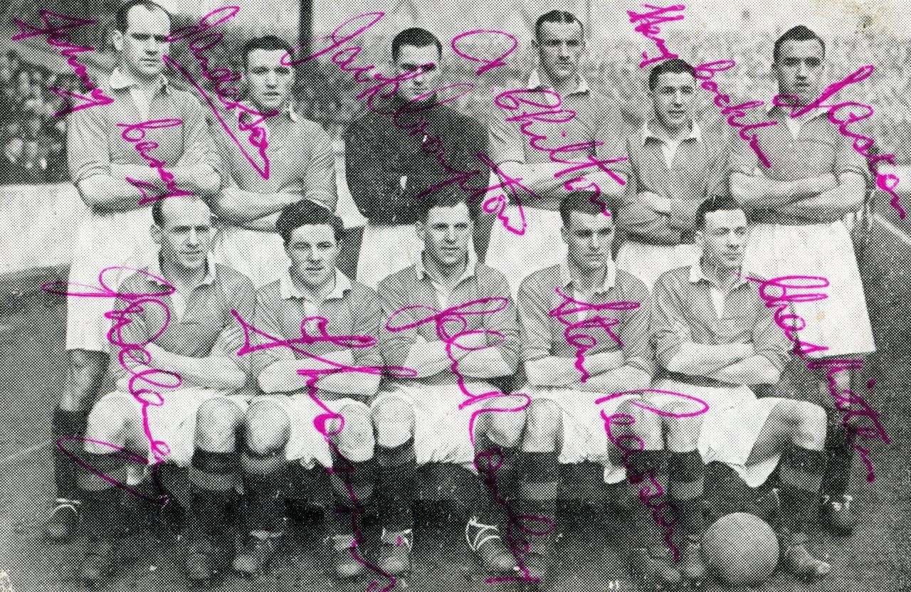 MANCHESTER UNITED Signed Team Group 1948-49 CHAMPIONSHIP RUNNERS-UP for sale on Ebay