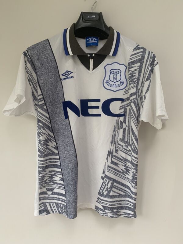 Everton Football Shirt Away 1994-95 Adults Medium Excellent Condition  for sale on Ebay