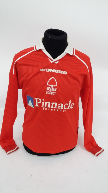 Umbro 1999/2000 Douglas Freedman Nottingham Forest Football Home Kit Collectable for sale on Ebay