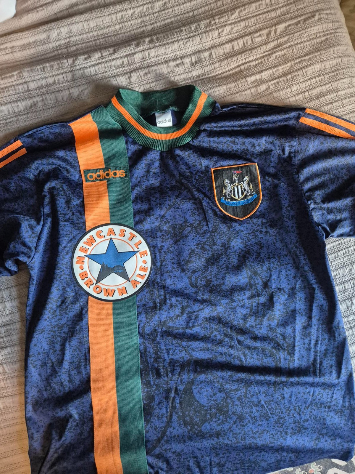 Newcastle United 97/98 Retro away shirt, Asprilla 11 - XL for sale on Ebay