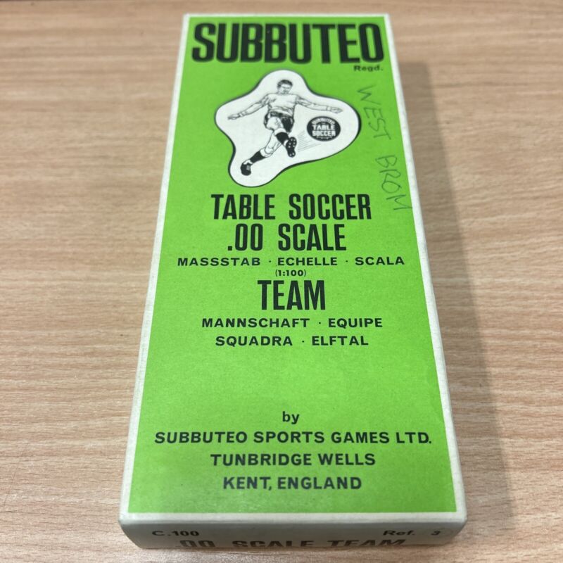 VINTAGE Subbuteo Heavyweight HW Team West Brom Ref 3 Complete for sale on Ebay