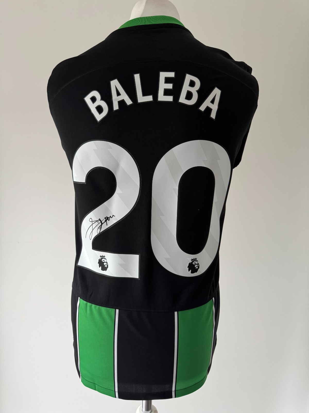 Signed CARLOS BALEBA Shirt- Brighton & Hove Albion -PROOF/COA- for sale on Ebay