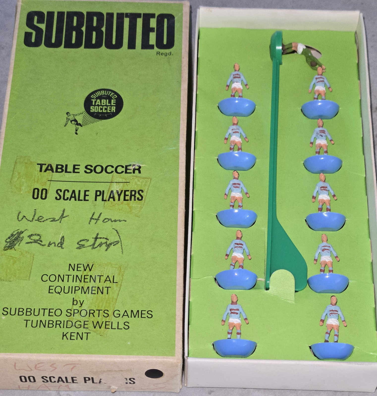 Subbuteo West Ham Utd 2nd Kit Ref 79 HW for sale on Ebay