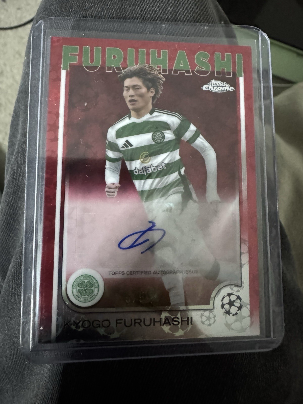 Topps Chrome Logofractor 24/25 Kyogo Furuhashi Celtic for sale on Ebay