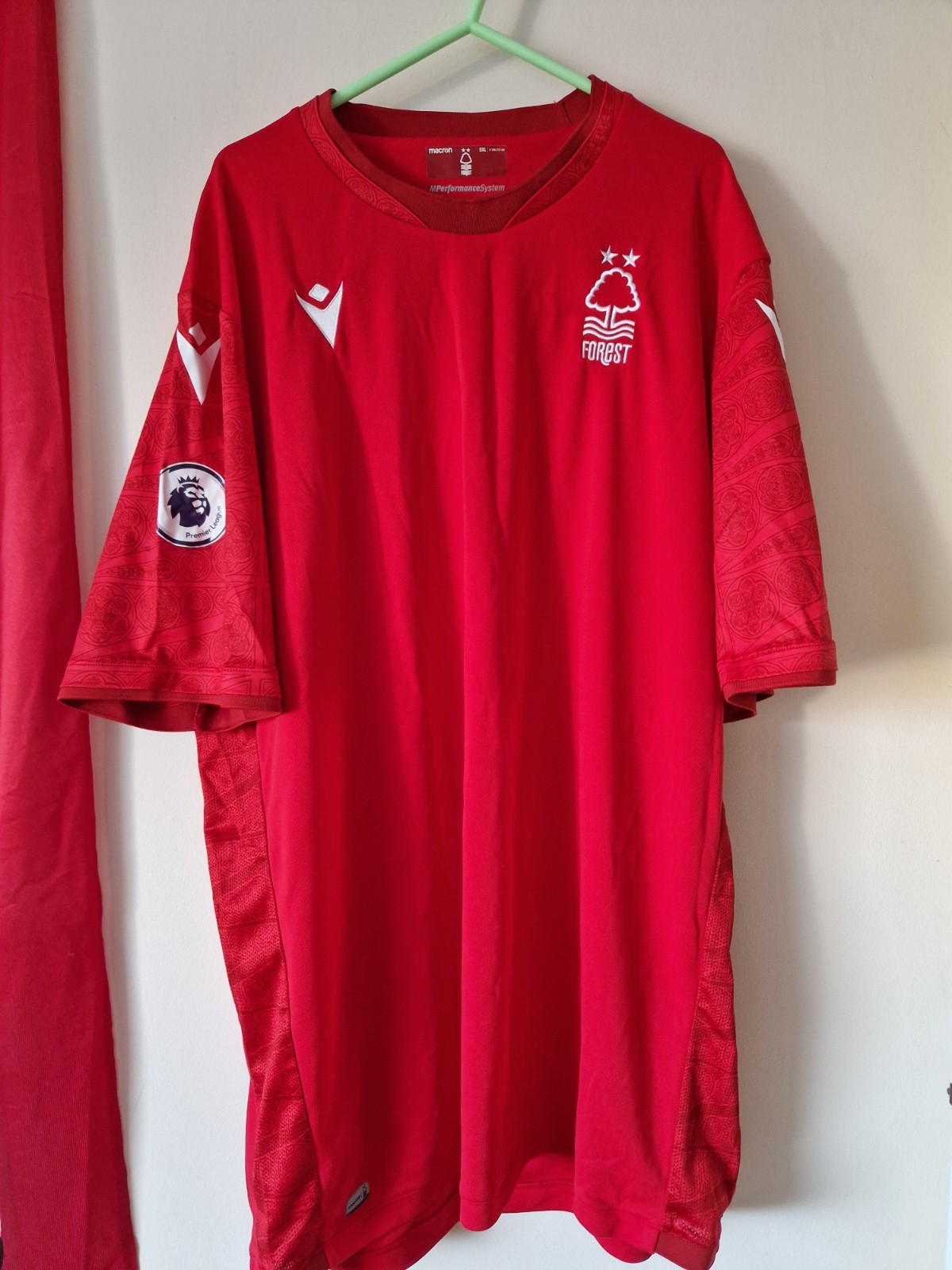 Nottingham Forest Home Shirt  22/23 Season 5xl Macron for sale on Ebay