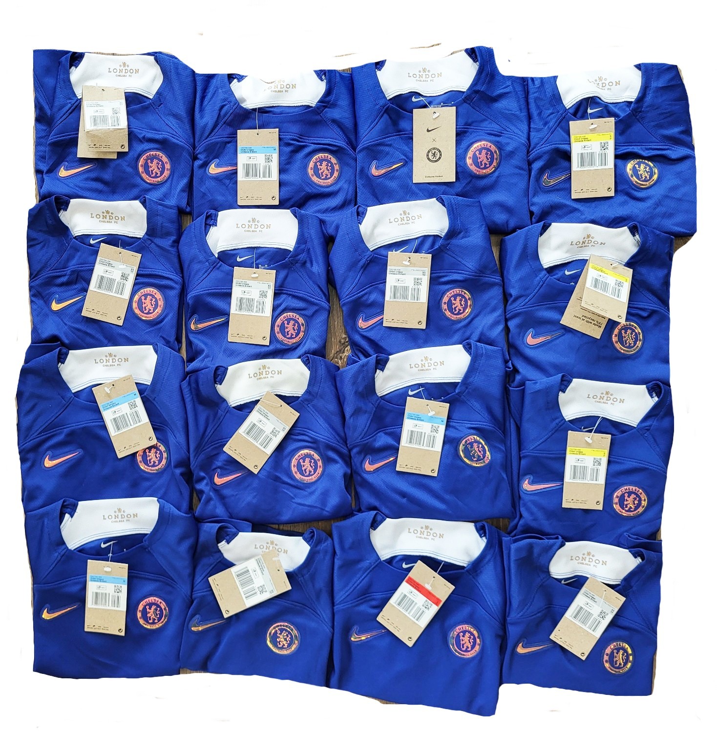 Chelsea Football Shirt JOB LOT X 16 NIKE Kids Boys Infants Bundle for sale on Ebay
