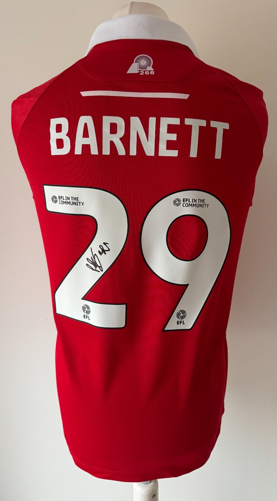 Signed RYAN BARNETT Shirt - Wrexham AFC -PROOF/COA- 24/25 Championship Promotion for sale on Ebay