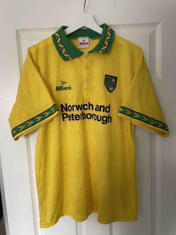 *Mint**Original* Norwich City 1994/96 Large Home Football Shirt for sale on Ebay