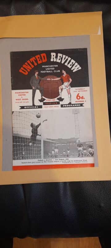 1963/64 Manchester United v West Brom George Best Debut for sale on Ebay