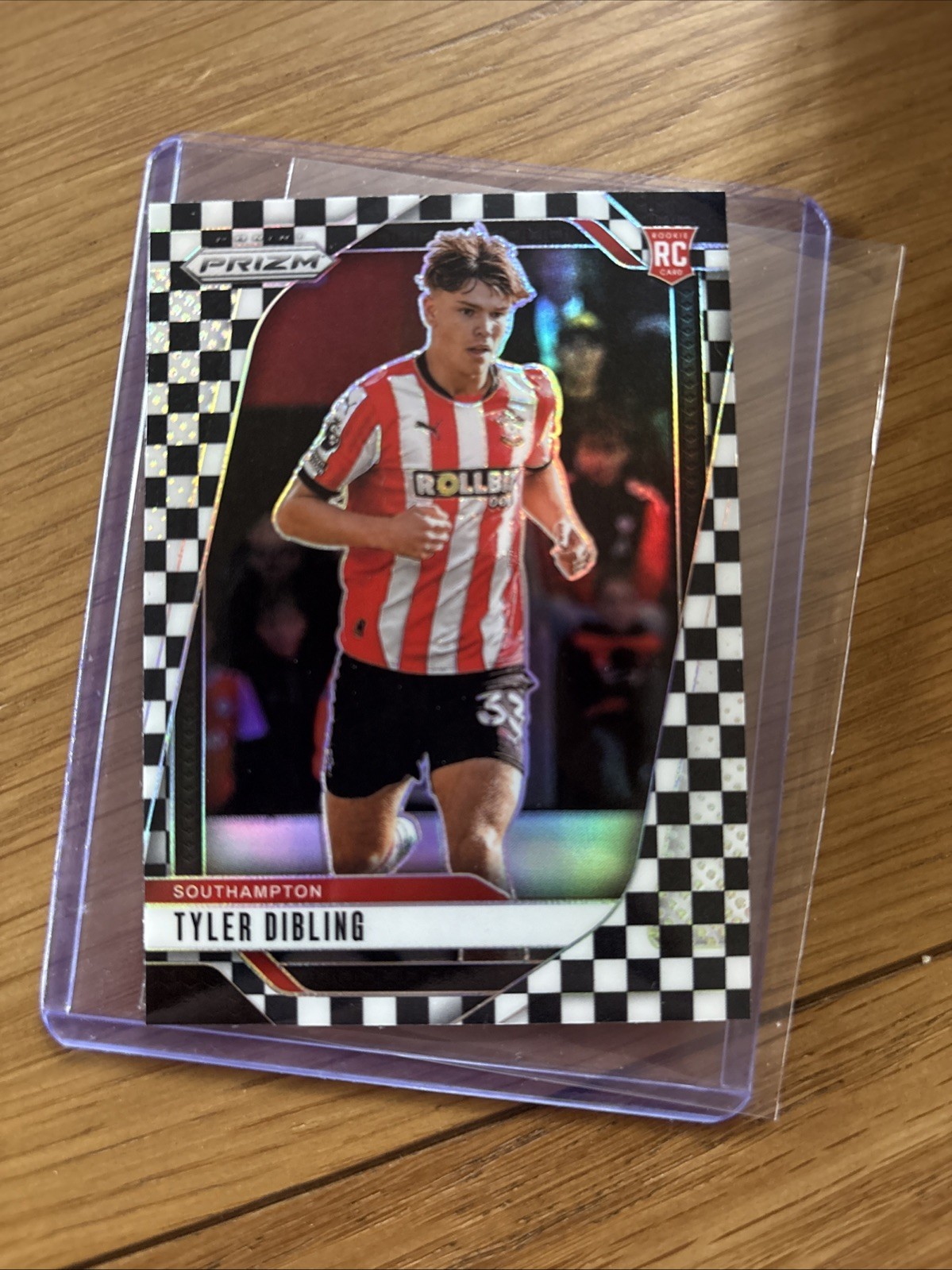 Tyler Dibling Panini Prizm EPL  2024/25 Southampton RC Rookie Checkerboard SSP for sale on Ebay