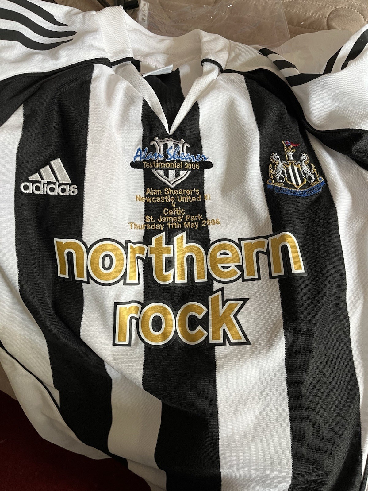 Alan Shearer Newcastle United Testimonial Shirt And Frame Photo Alan Sheared for sale on Ebay