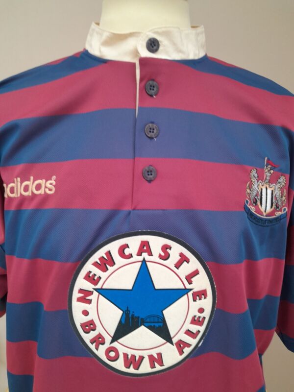 Original Newcastle united Away  shirt jersey adidas 1995 mens Large Superb  for sale on Ebay