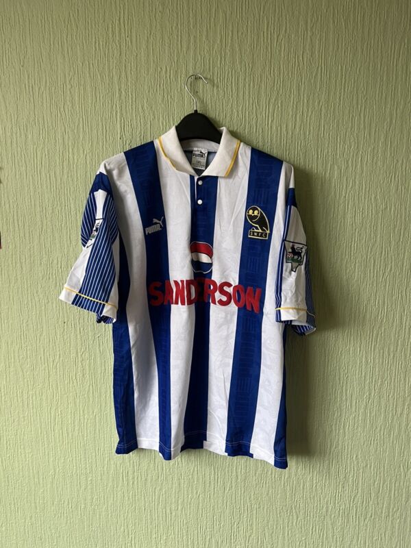 Original Sheffield Wednesday Home Shirt 1994-1995 Medium . Fantastic condition! for sale on Ebay