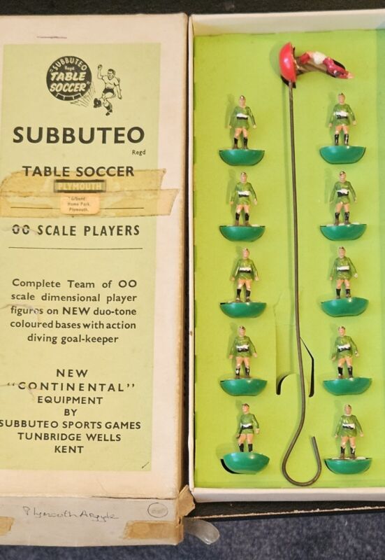 Subbuteo Plymouth Argyle Ref 54 HW Green Version for sale on Ebay