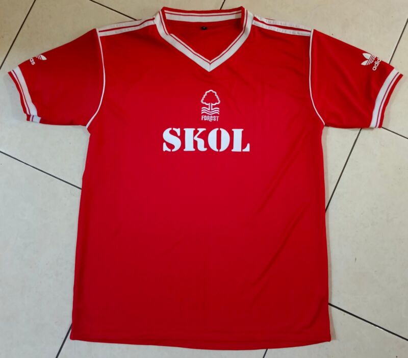 Nottingham Forest 1984-86 SKOL replica shirt XL (See description)  for sale on Ebay