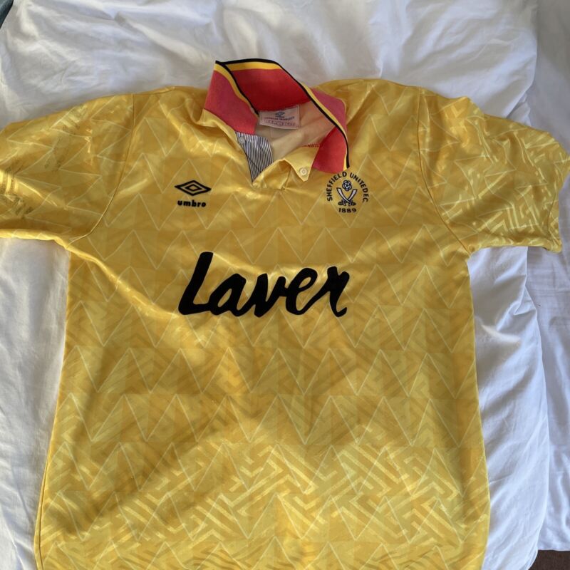 sheffield united 1991-93 away shirt - M for sale on Ebay