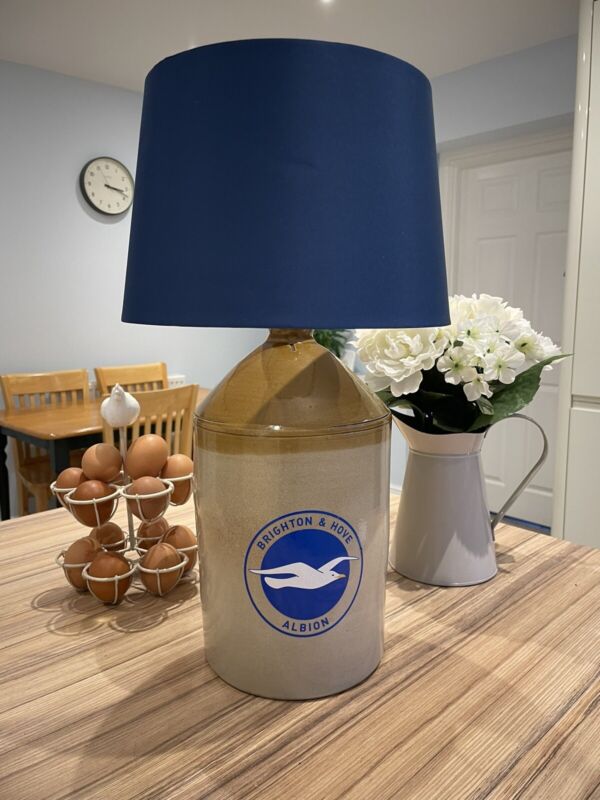 Vintage/Retro Brighton & Hove Albion FC Stoneware Beer Flagon Table Lamp C 1926 for sale on Ebay