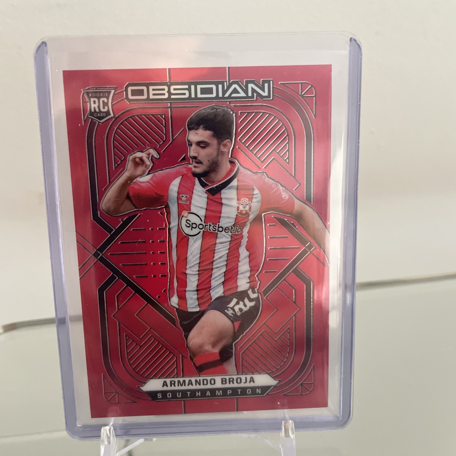 Armando Broja, Panini, Obsidian, RC, 5/10, Colour match, Southampton for sale on Ebay