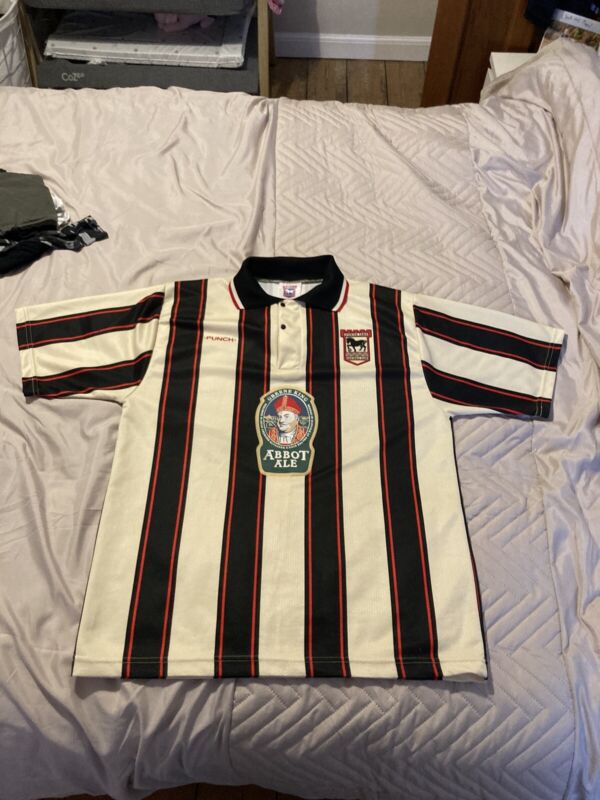 Ipswich Town Abbot Ale 1996/98 Unworn Original Shirt Large for sale on Ebay