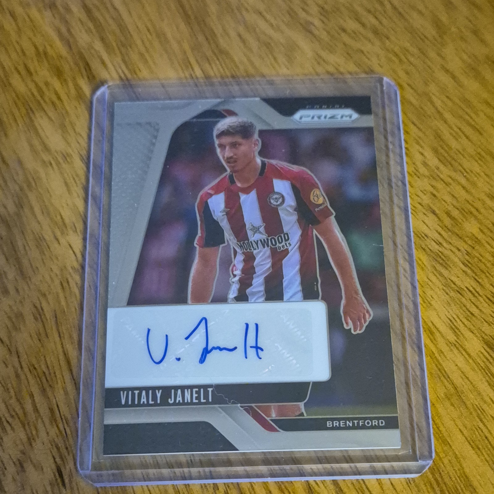 Vitaly Janelt Brentford Auto Panini Prizm Premier League 2024-25 Free Postage  for sale on Ebay