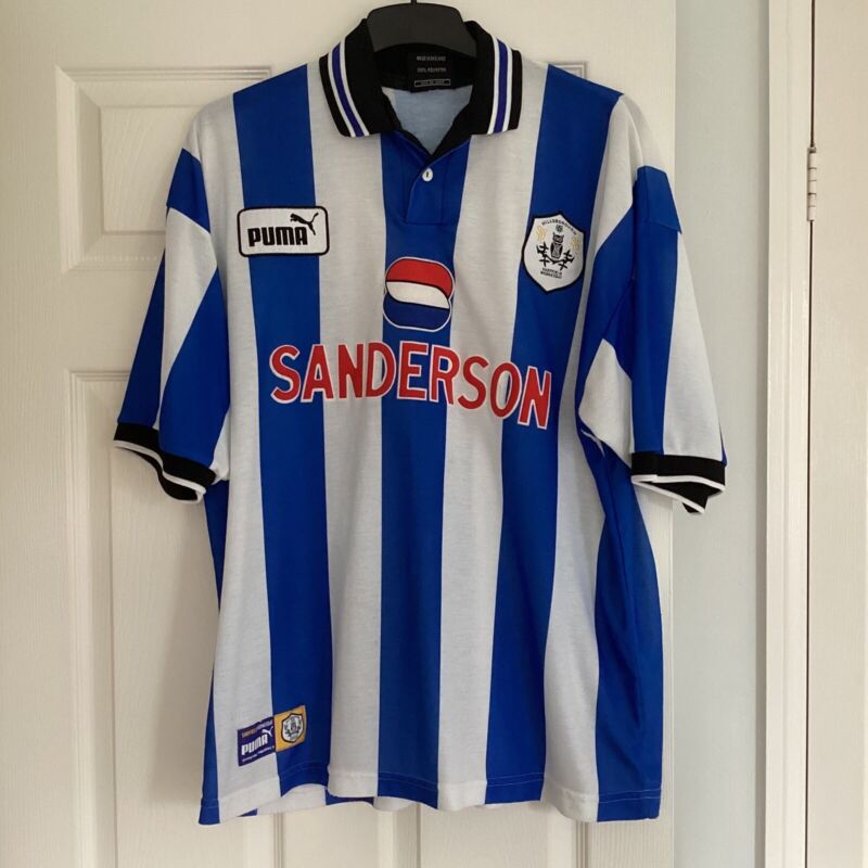 SHEFFIELD WEDNESDAY SANDERSON SHIRT PUMA SPONSER for sale on Ebay