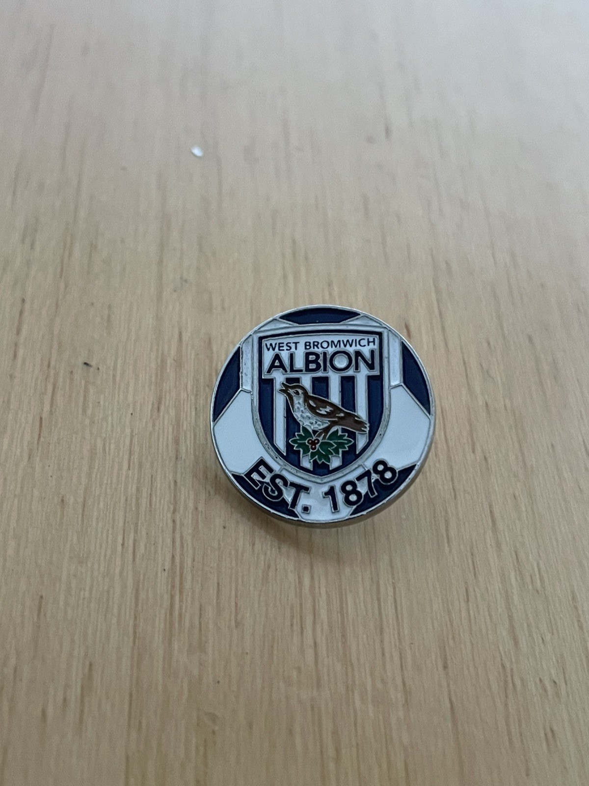 Vintage West Bromwich Albion Football Badge Est 1878 for sale on Ebay