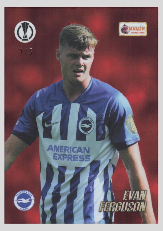 TOPPS MERLIN HERITAGE 2023/24 EVAN FERGUSON BRIGHTON PARALLEL 3/5 for sale on Ebay