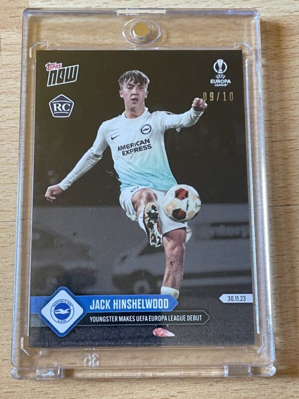 Topps Now 2023 2024 Jack Hinshelwood European Debut Brighton RC Rookie /10 for sale on Ebay