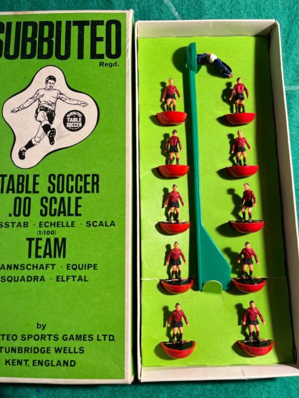 Subbuteo Heavyweight  Ref 14 Fulham 2nd Albania Rennes Great Condition for sale on Ebay