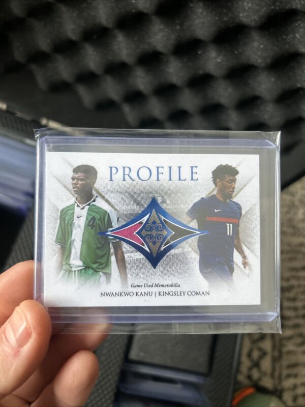 Kanu And Coman Dual Futera Patch /10 France West Brom  for sale on Ebay