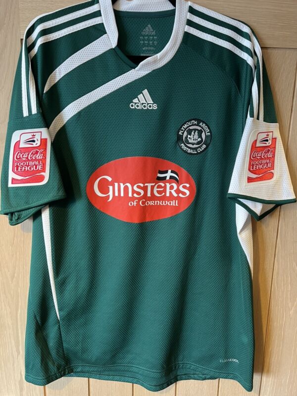 2009/10 - Plymouth Argyle Home Shirt (Adult Size: L) With Football League Badges for sale on Ebay
