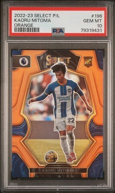 Kaoru Mitoma RC 22-23 Select Orange /75 - Brighton - PSA 10 GEM MINT for sale on Ebay