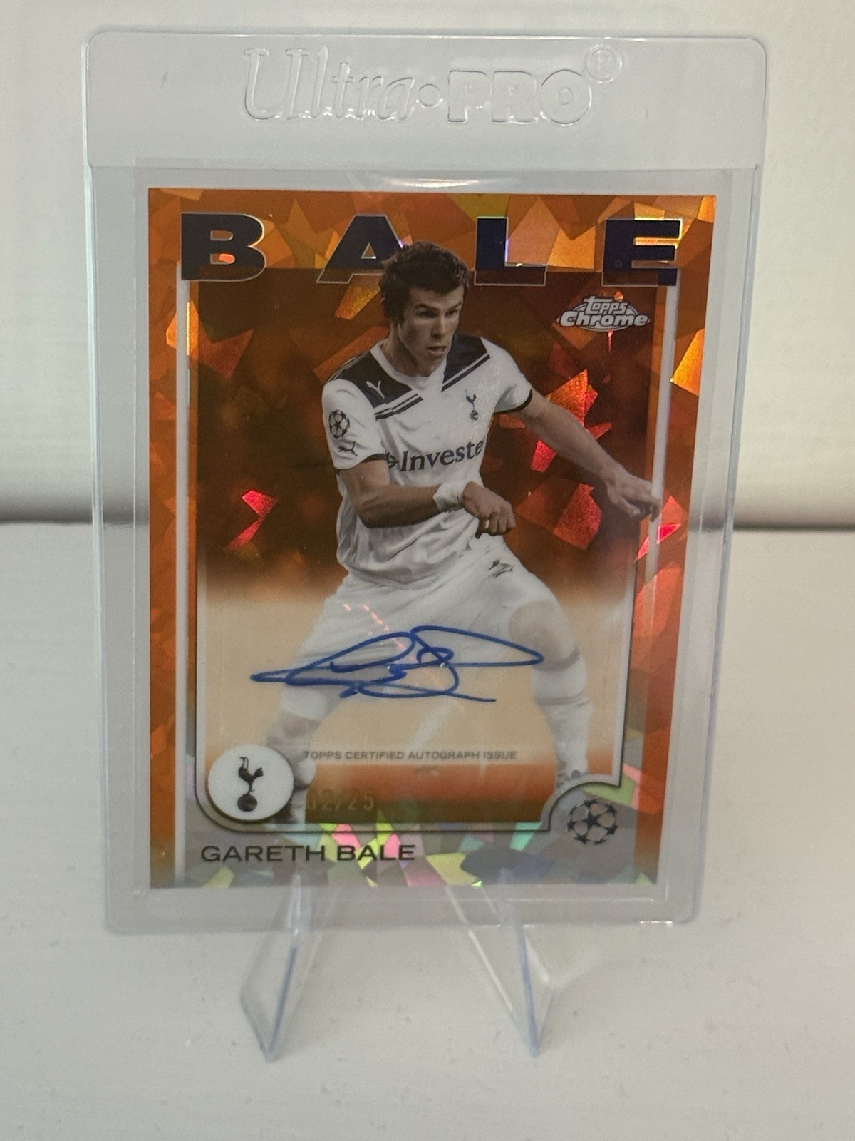 2024/25 Topps Chrome Sapphire Edition Gareth Bale - Auto /25 - Tottenham Hotspur for sale on Ebay