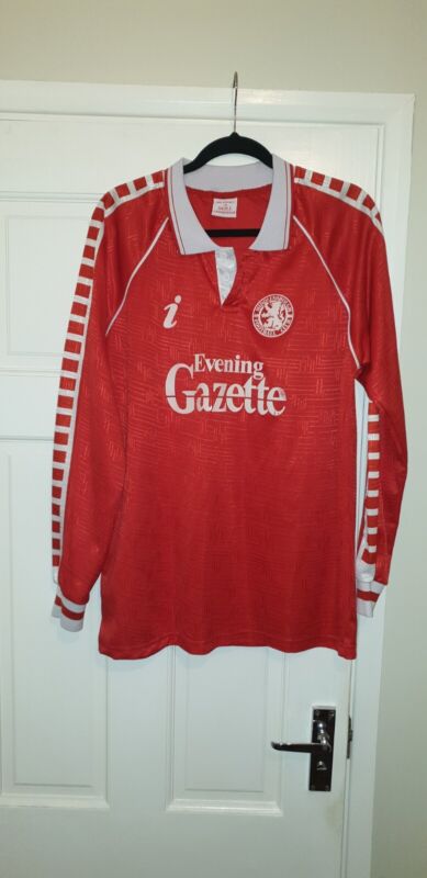 Middlesbrough Shirt 1990/92 Home. Large, Rare for sale on Ebay