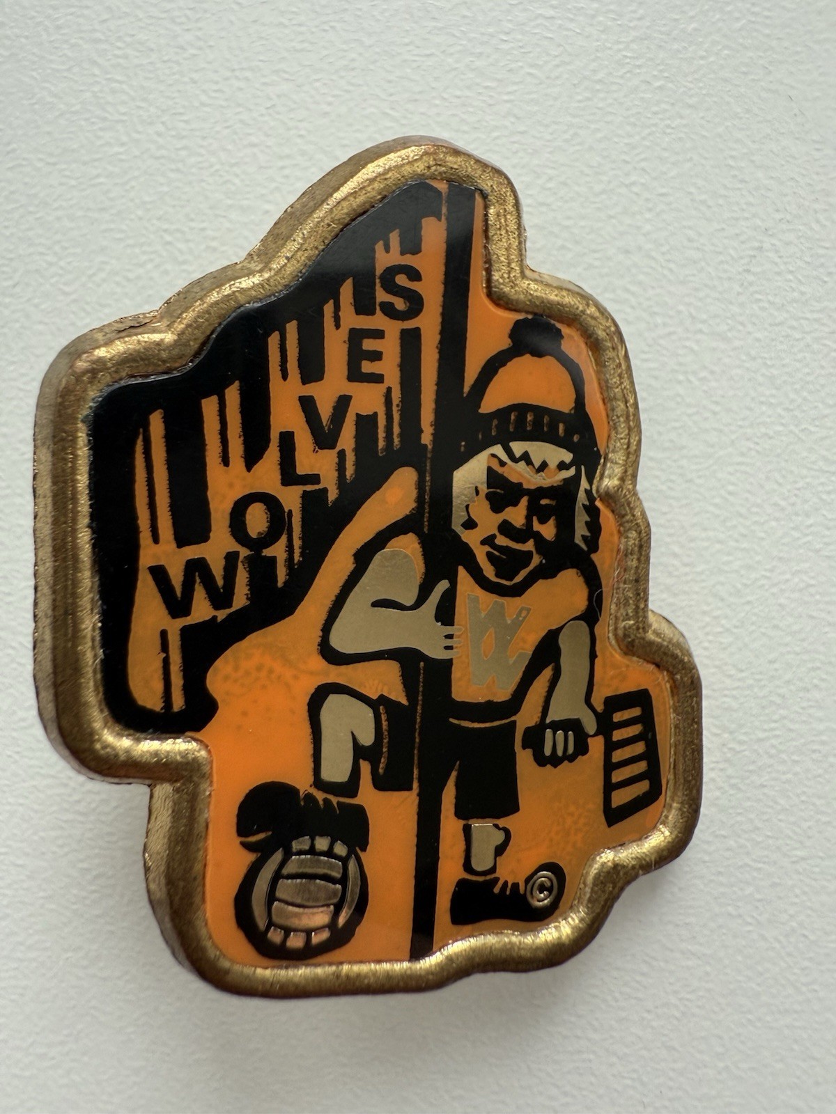 Very Rare & Unique Wolves Coffer Badge In Excellent Condition for sale on Ebay